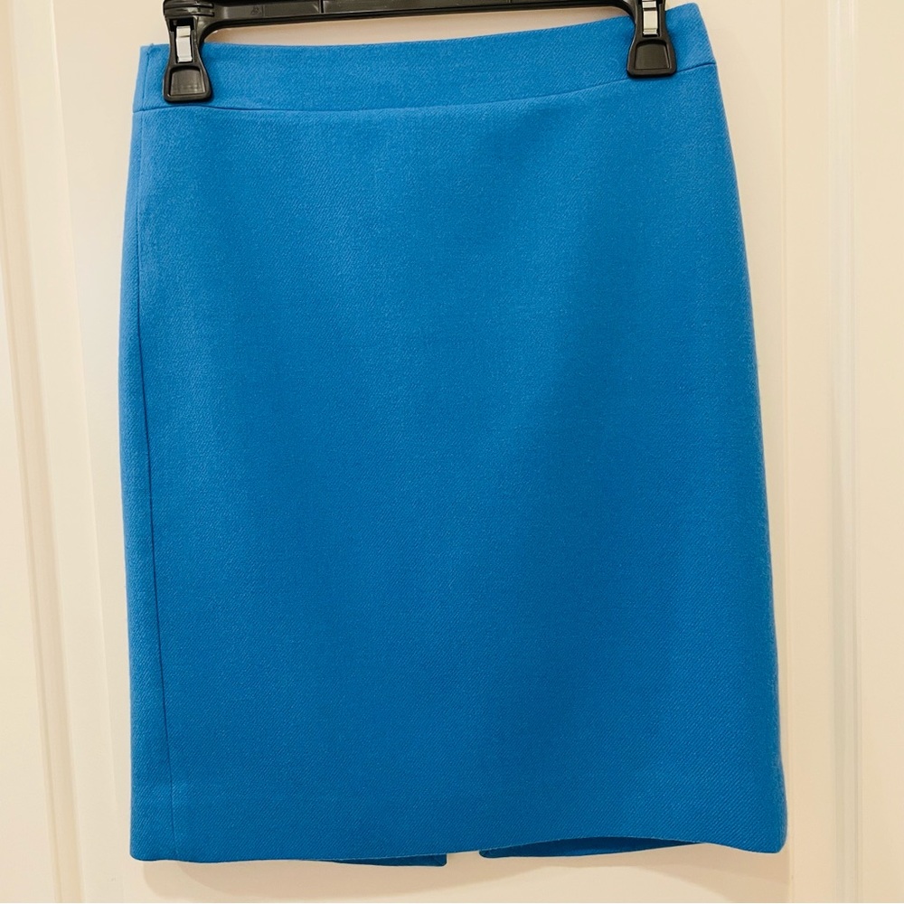 J Crew No 2 Pencil Skirt in double serge wool